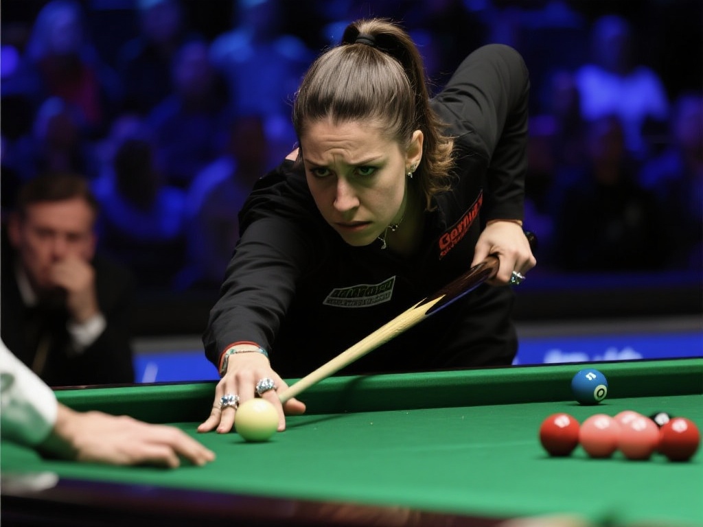 有一次，她在一场大型比赛中，通过对手满手戒指时的轻