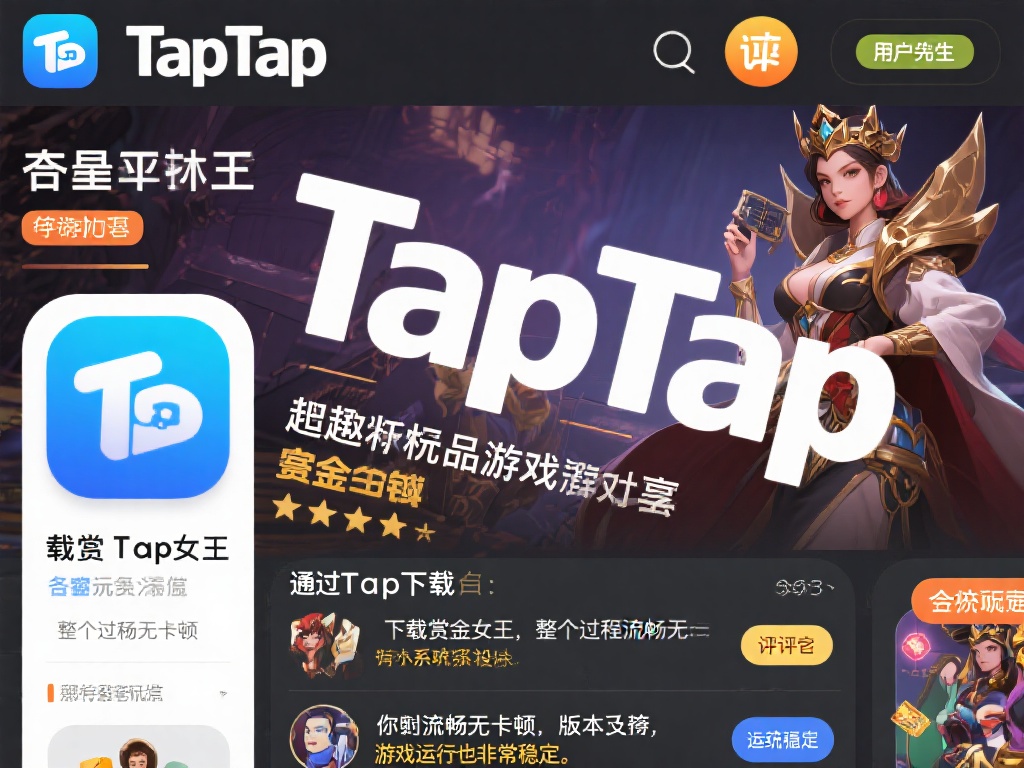 TapTap
作为一个专注于精品手游分享的平台，