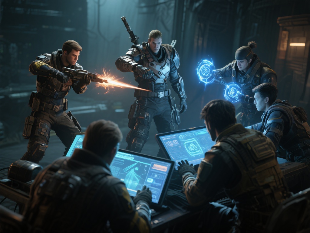 比如，你选择扮演攻击型角色，而团队中的其他成员负责